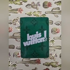 Louis Vuitton Green Passport Holder